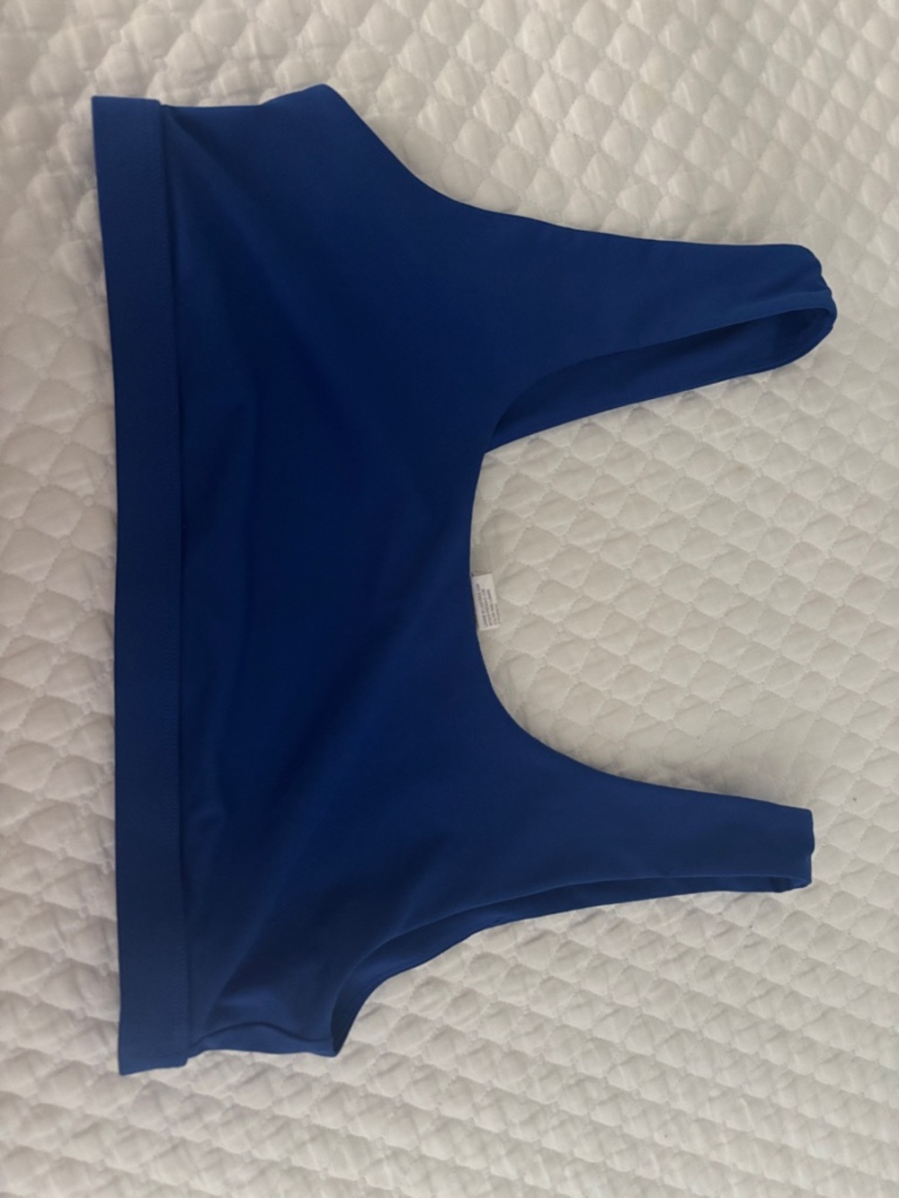 Royal Blue Scoop Neck Fabletics Bra